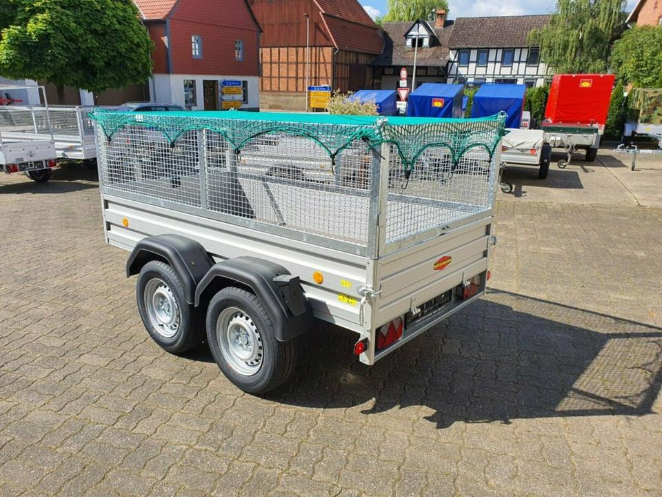 Böckmann PKW Anhänger, 2000 kg, Tandem, neu, Gitteraufbau - Dropside/ Flatbed trailer: picture 3 Böckmann PKW Anhänger, 2000 kg, Tandem, neu, Gitteraufbau - Dropside/ Flatbed trailer: picture 3