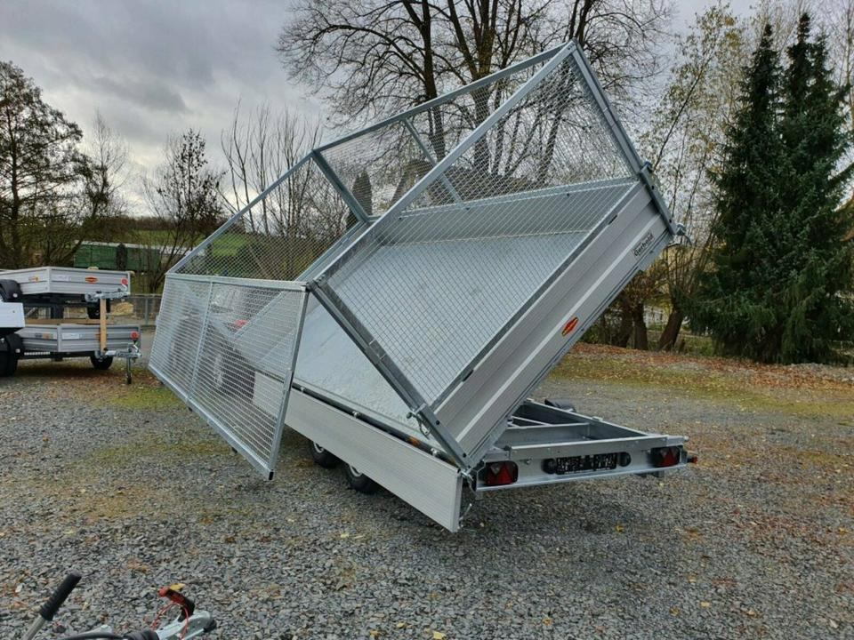 Tipper trailer Böckmann PKW-Anhänger 3,5to, Dreiseitenkipper, Gitter: picture 14