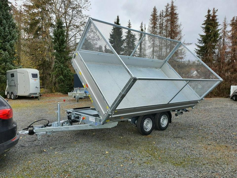Tipper trailer Böckmann PKW-Anhänger 3,5to, Dreiseitenkipper, Gitter: picture 13