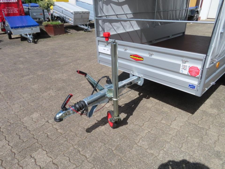 Curtainsider trailer PKW Anhänger Böckman gr.TL AL 3015/15 Plane & Spriegel 100km/h: picture 10