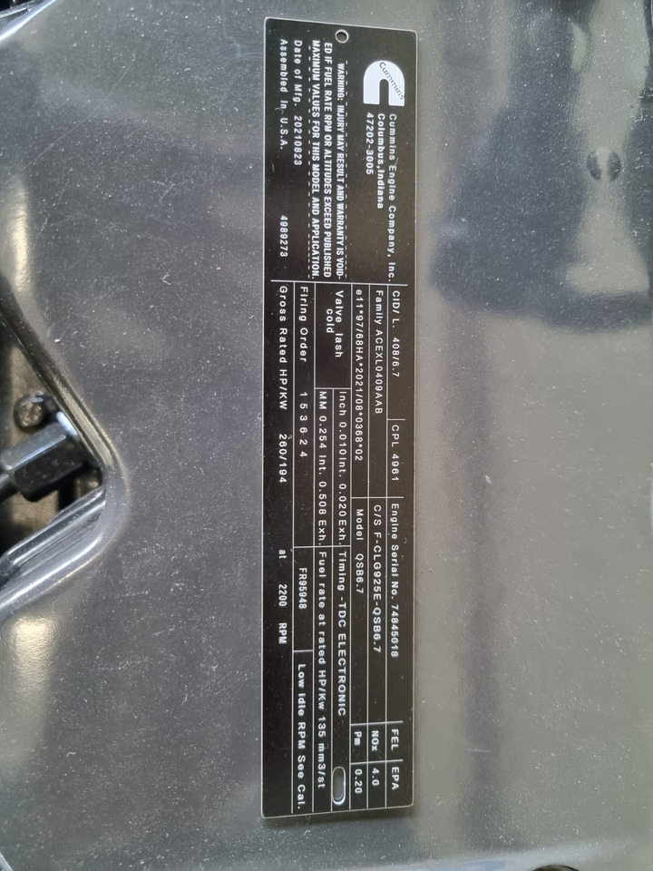 Cummins QSB6.7 CM850 CM2850 CPL4961 - Engine for Construction machinery: picture 5 Cummins QSB6.7 CM850 CM2850 CPL4961 - Engine for Construction machinery: picture 5