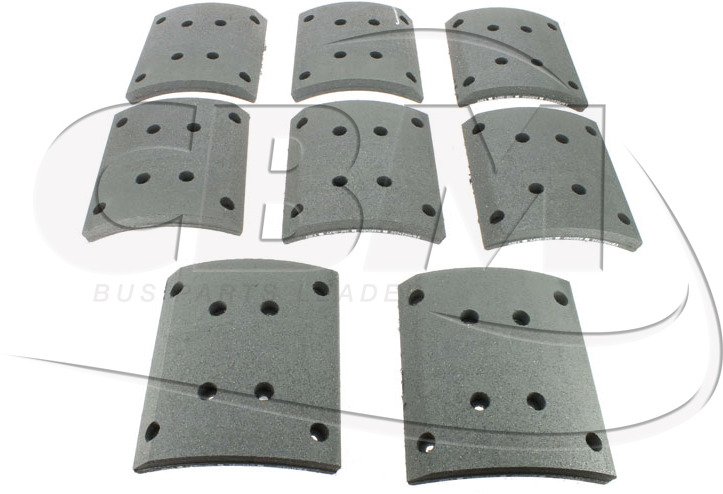 IVECO SIDE BRAKE LINING - IRISBUS - IVECO - RVI MERCEDES (5010306639 | A4229900051 | A3129900251) - Brake parts for Bus: picture 1 IVECO SIDE BRAKE LINING - IRISBUS - IVECO - RVI MERCEDES (5010306639 | A4229900051 | A3129900251) - Brake parts for Bus: picture 1