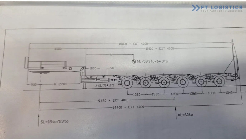 Faymonville FAYMONVILLE STZ-6WAU – 6 AXLES – 92.2T GVW – 73T PAYLOAD – HYDRAULIC RAMPS – EXCELLENT CONDITION! - Low loader semi-trailer: picture 2 Faymonville FAYMONVILLE STZ-6WAU – 6 AXLES – 92.2T GVW – 73T PAYLOAD – HYDRAULIC RAMPS – EXCELLENT CONDITION! - Low loader semi-trailer: picture 2