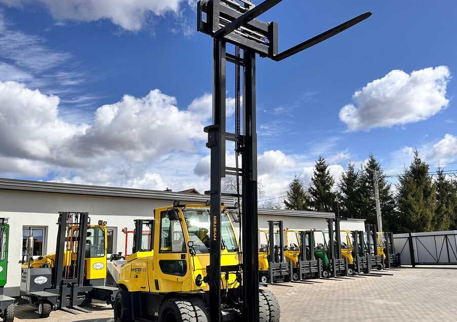 Diesel forklift Hyster HYSTER H10.0 FT9 / FORKS 2200MM / POSITIONER / SIDE SHIFT / VALID UDT / 5500MM: picture 38