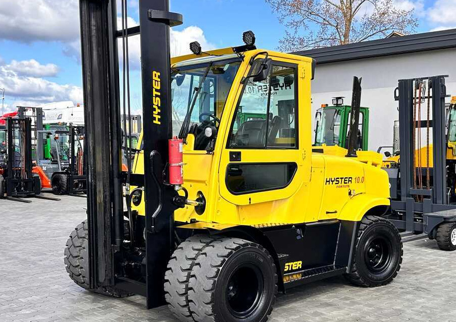 Diesel forklift Hyster HYSTER H10.0 FT9 / FORKS 2200MM / POSITIONER / SIDE SHIFT / VALID UDT / 5500MM: picture 37