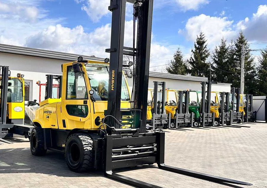 Diesel forklift Hyster HYSTER H10.0 FT9 / FORKS 2200MM / POSITIONER / SIDE SHIFT / VALID UDT / 5500MM: picture 10