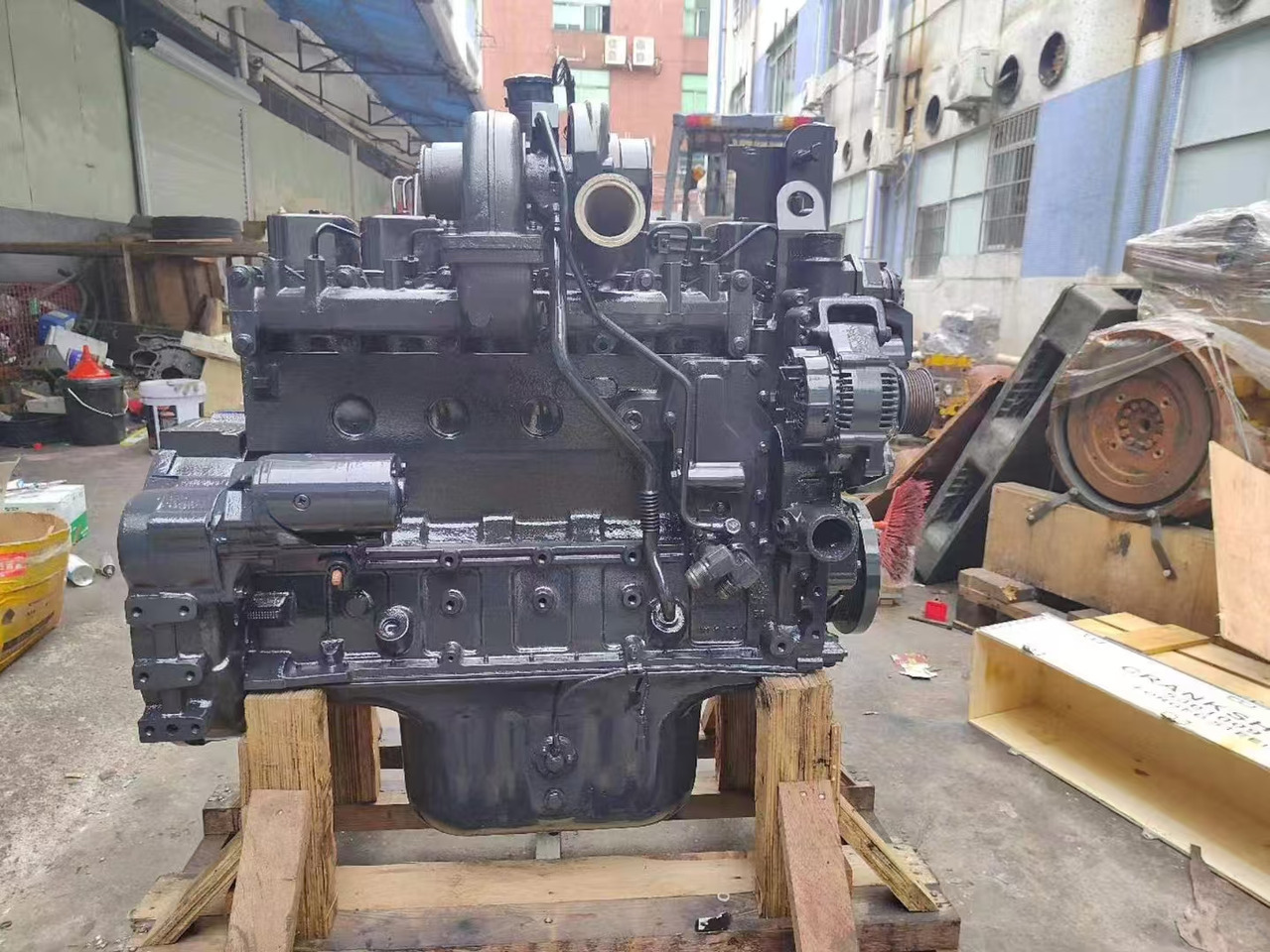 KOMATSU 6D102 - Engine for Excavator: picture 2 KOMATSU 6D102 - Engine for Excavator: picture 2