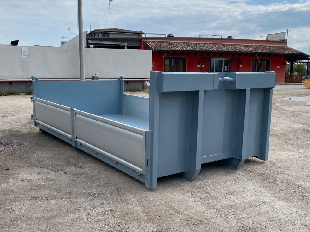 New Roll-off container CONTAINER NUOVO A PIANALE CON PIANTONI RIMOVIBILI: picture 9