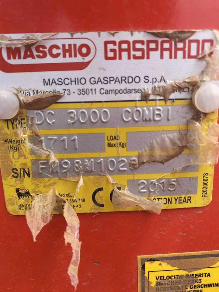 Maschio DC 3000 Drago - Power harrow: picture 5 Maschio DC 3000 Drago - Power harrow: picture 5