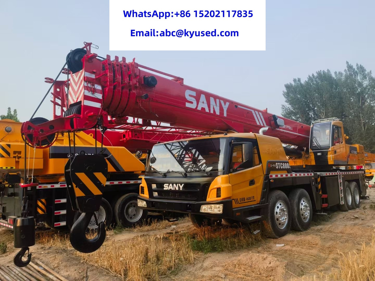 SANY STC800 STC750S STC500S STC1000 STC1600 STC1800 80 TON TRUCK CRANE - Mobile crane: picture 1 SANY STC800 STC750S STC500S STC1000 STC1600 STC1800 80 TON TRUCK CRANE - Mobile crane: picture 1
