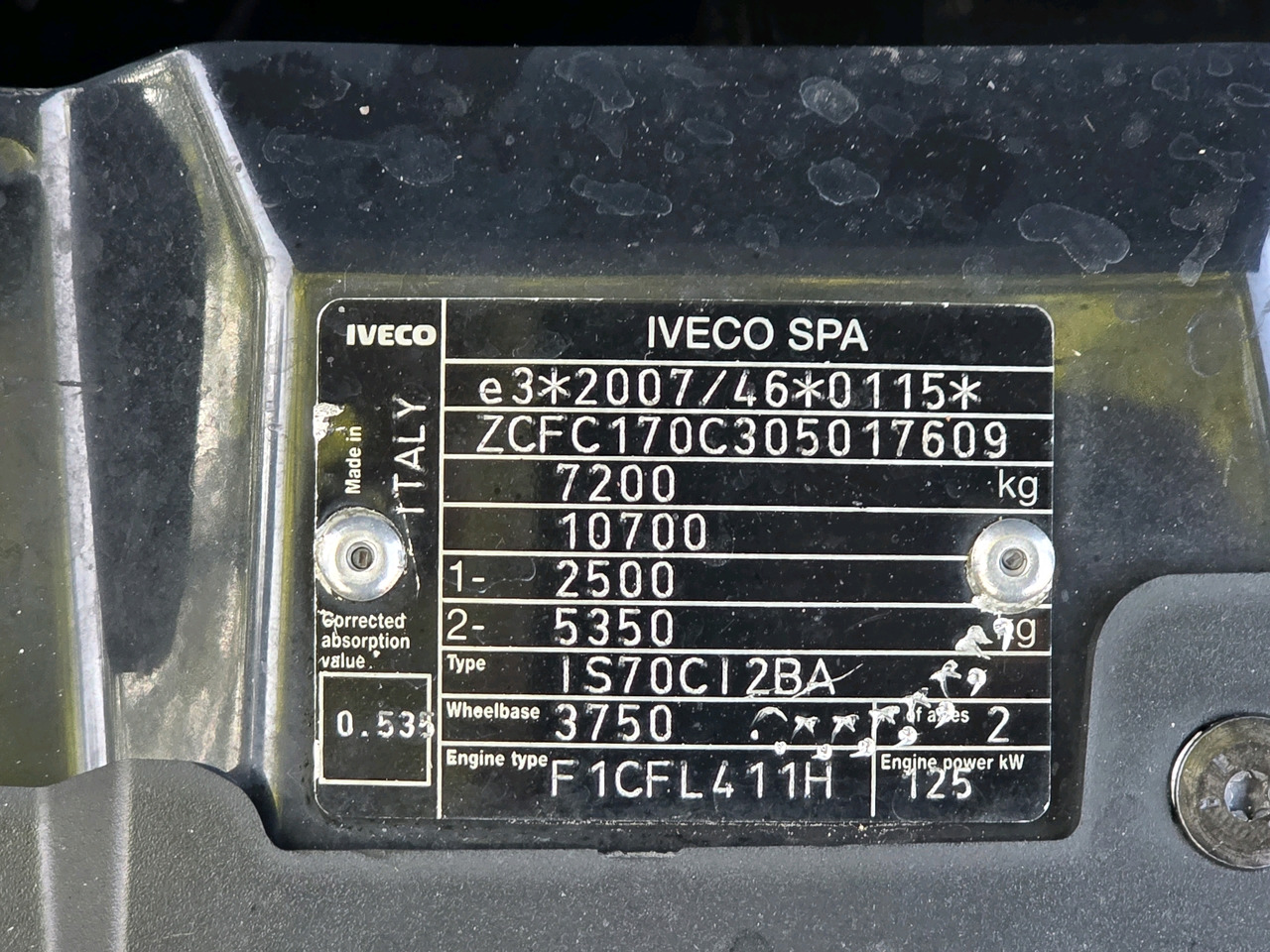 Small van Iveco Daily 72c-17 Rama Pod Zabudowę Klima ! 3.0 HPI  ! 170 Hp * Super Stan  !: picture 27