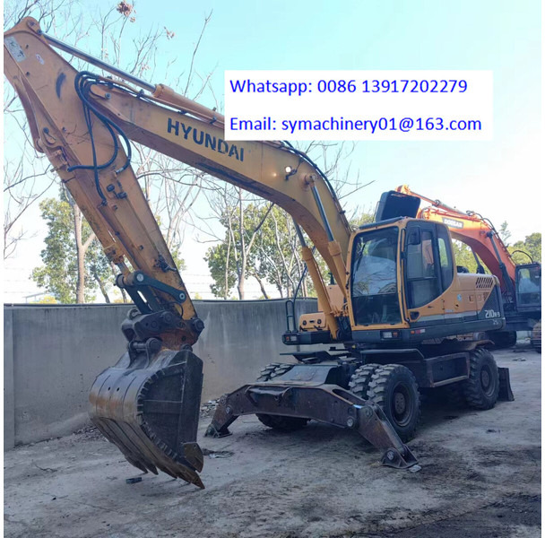 Hyundai R210W - Wheel excavator: picture 2 Hyundai R210W - Wheel excavator: picture 2