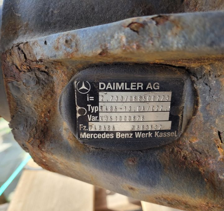 MOST ACTROS MP4 R 485-13 2,733 - Axle and parts for Truck: picture 3 MOST ACTROS MP4 R 485-13 2,733 - Axle and parts for Truck: picture 3