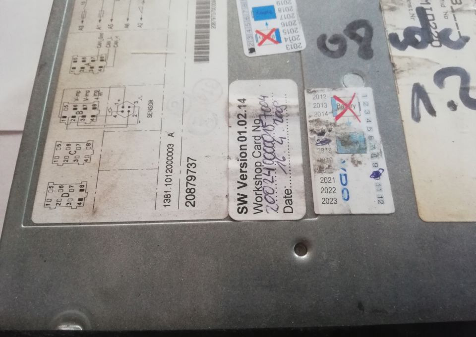 TACHOGRAF VOLVO FH 20879737 1.2 - Tachograph for Truck: picture 2 TACHOGRAF VOLVO FH 20879737 1.2 - Tachograph for Truck: picture 2