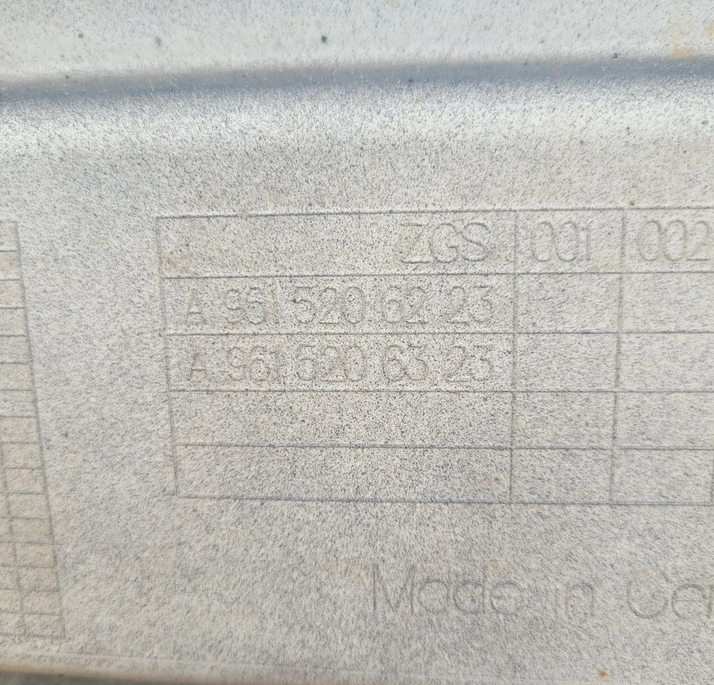 Body and exterior for Truck ZABUDOWA MIEDZYOSIOWA MERCEDES ACTROS MP5 RH ORYGINAŁ A9615206223 CHWALIM116: picture 6