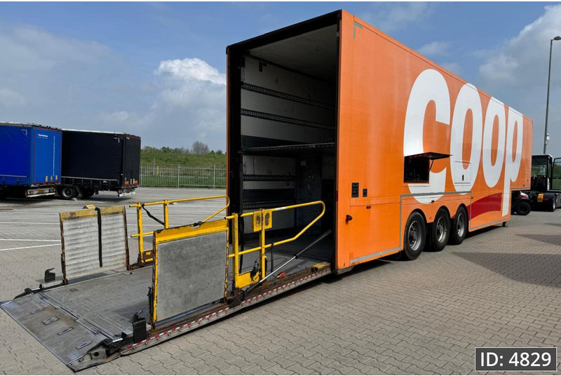 BURGERS Double-Deck / Steering axle / Tail lift / 7 pieces - Closed box semi-trailer: picture 5 BURGERS Double-Deck / Steering axle / Tail lift / 7 pieces - Closed box semi-trailer: picture 5