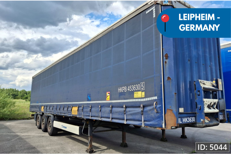 Krone SD / BPW Disk / Huckepack - Curtainsider semi-trailer: picture 1 Krone SD / BPW Disk / Huckepack - Curtainsider semi-trailer: picture 1