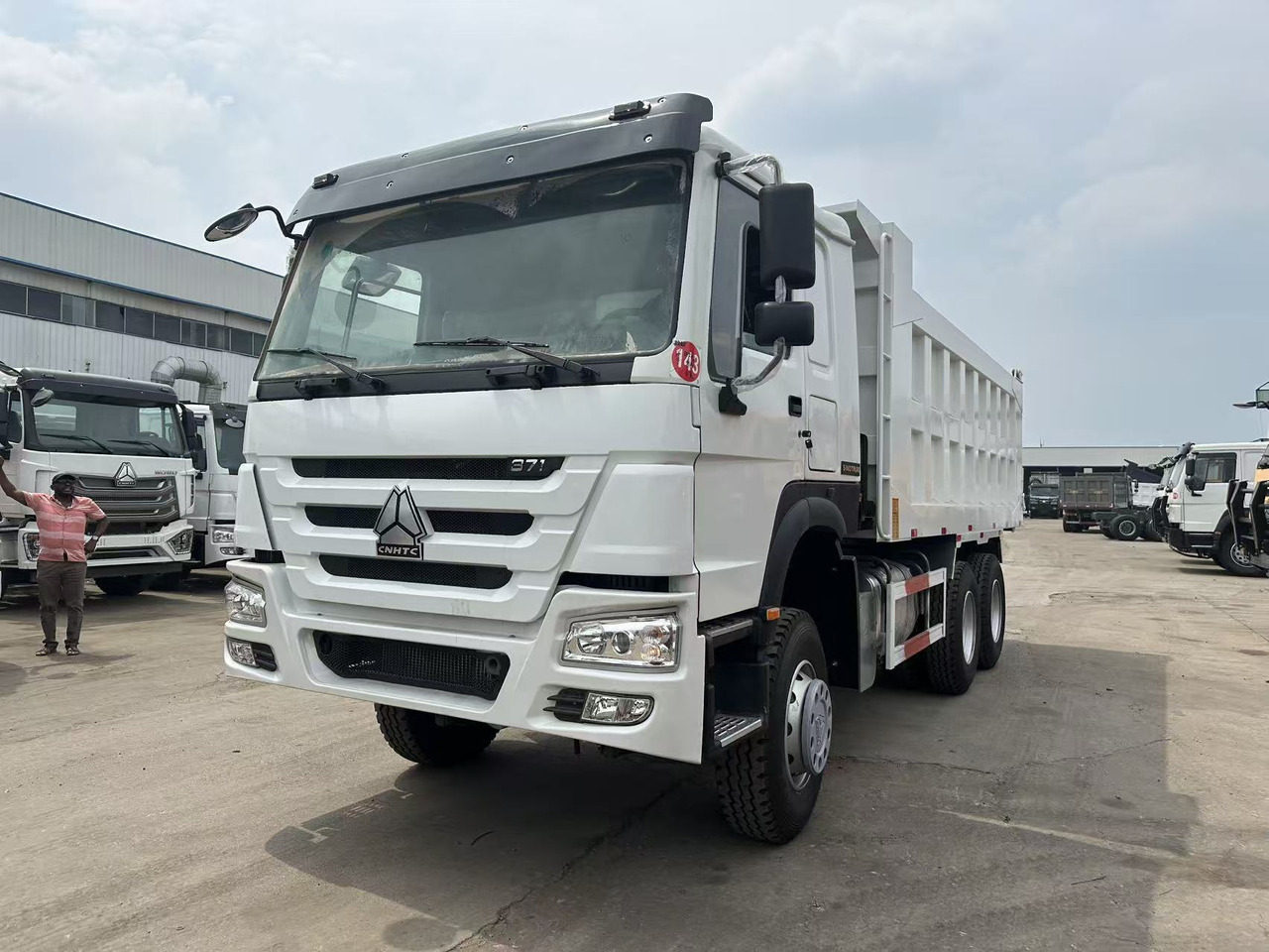 HOWO Howo Dump truck 6✖4 White - Tipper: picture 1 HOWO Howo Dump truck 6✖4 White - Tipper: picture 1