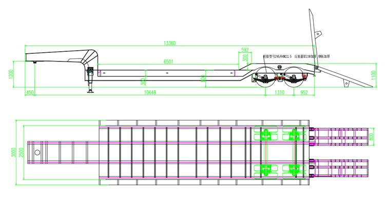 TITAN 2 Axle 50 Ton Low Bed Trailer for Sale In Nigeria Lagos - Low loader semi-trailer: picture 4 TITAN 2 Axle 50 Ton Low Bed Trailer for Sale In Nigeria Lagos - Low loader semi-trailer: picture 4