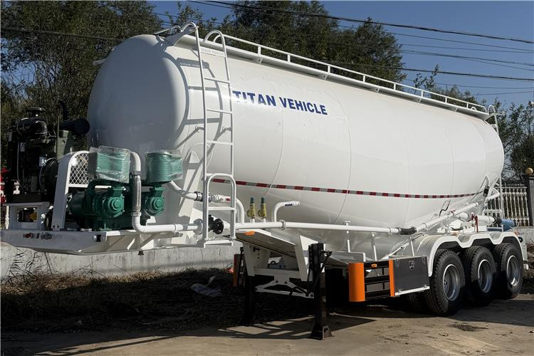 TITAN 3 Axle 50 Ton Dry Bulker Cement Tanker Trailer for Sale In Saudi Arabia - Silo semi-trailer: picture 1 TITAN 3 Axle 50 Ton Dry Bulker Cement Tanker Trailer for Sale In Saudi Arabia - Silo semi-trailer: picture 1