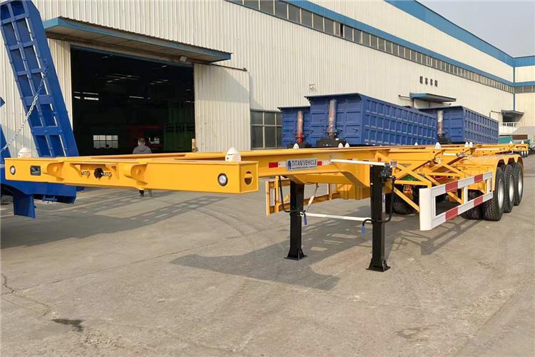 TITAN 3 Axle Container Skeletal Trailer with Air Suspension for Sale In Aruba - Chassis semi-trailer: picture 1 TITAN 3 Axle Container Skeletal Trailer with Air Suspension for Sale In Aruba - Chassis semi-trailer: picture 1