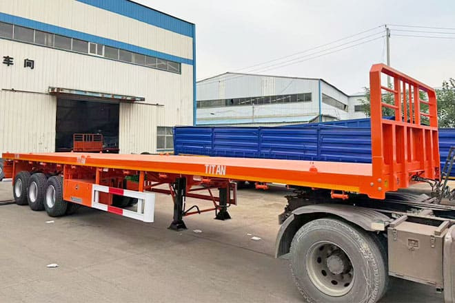 TITAN 40Ft Flatbed Trailer for Sale Price in Jamaica - Dropside/ Flatbed semi-trailer: picture 3 TITAN 40Ft Flatbed Trailer for Sale Price in Jamaica - Dropside/ Flatbed semi-trailer: picture 3