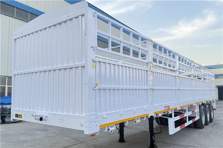 TITAN 80 Ton Fence Cargo Trailer for Sale In Mali - Livestock semi-trailer: picture 2 TITAN 80 Ton Fence Cargo Trailer for Sale In Mali - Livestock semi-trailer: picture 2