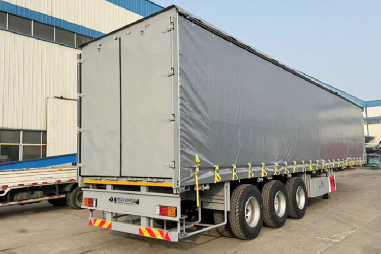TITAN Curtain Trailer for Sale in Tanzania - Curtainsider semi-trailer: picture 2 TITAN Curtain Trailer for Sale in Tanzania - Curtainsider semi-trailer: picture 2