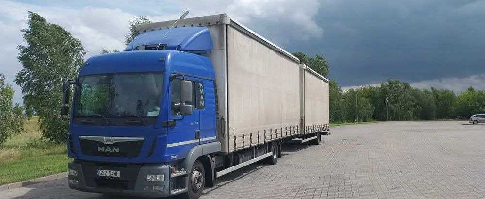 MAN TRUCK TGL - Curtainsider truck: picture 1 MAN TRUCK TGL - Curtainsider truck: picture 1