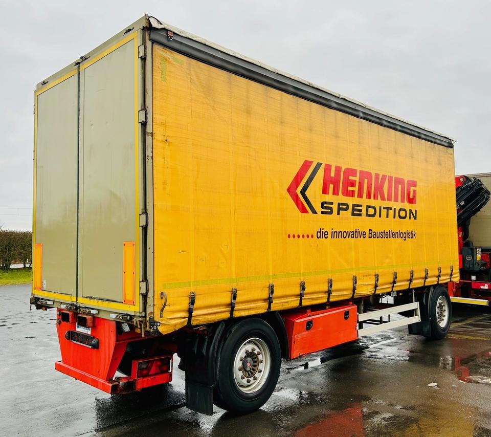 Curtainsider trailer Anhänger + Staplerhalterung + Schiebeverdeck + 1. Hand: picture 6