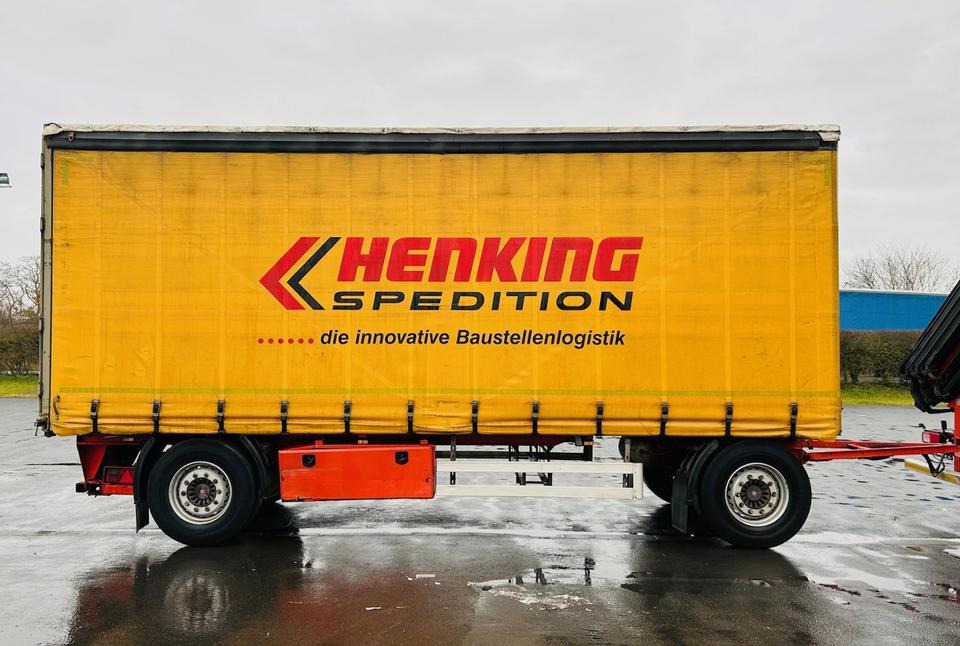 Curtainsider trailer Anhänger + Staplerhalterung + Schiebeverdeck + 1. Hand: picture 8