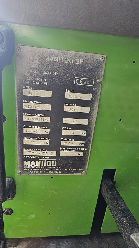Manitou MRT 1432 Rotating Telehandler - Telescopic handler: picture 4 Manitou MRT 1432 Rotating Telehandler - Telescopic handler: picture 4