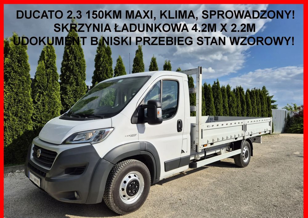 Fiat DUCATO 2.3 150KM MAXI - Flatbed van: picture 1 Fiat DUCATO 2.3 150KM MAXI - Flatbed van: picture 1