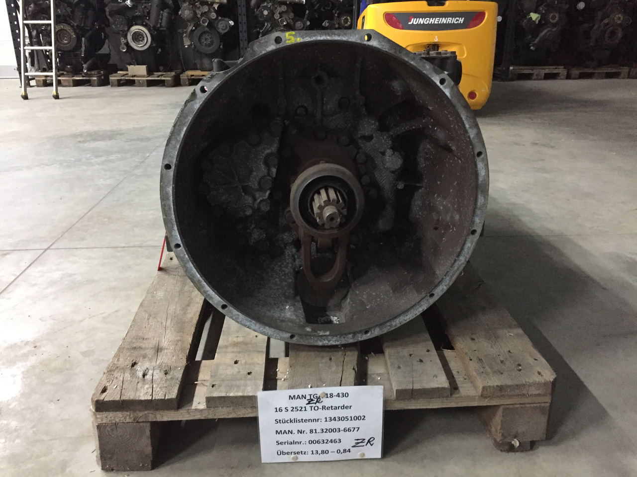 Gebrauchtes Getriebe MAN TGA 18.430, Typ : 16S 2521 TO, Artikel - Nr.: 81.32003 - 6677 - Gearbox for Truck: picture 1 Gebrauchtes Getriebe MAN TGA 18.430, Typ : 16S 2521 TO, Artikel - Nr.: 81.32003 - 6677 - Gearbox for Truck: picture 1