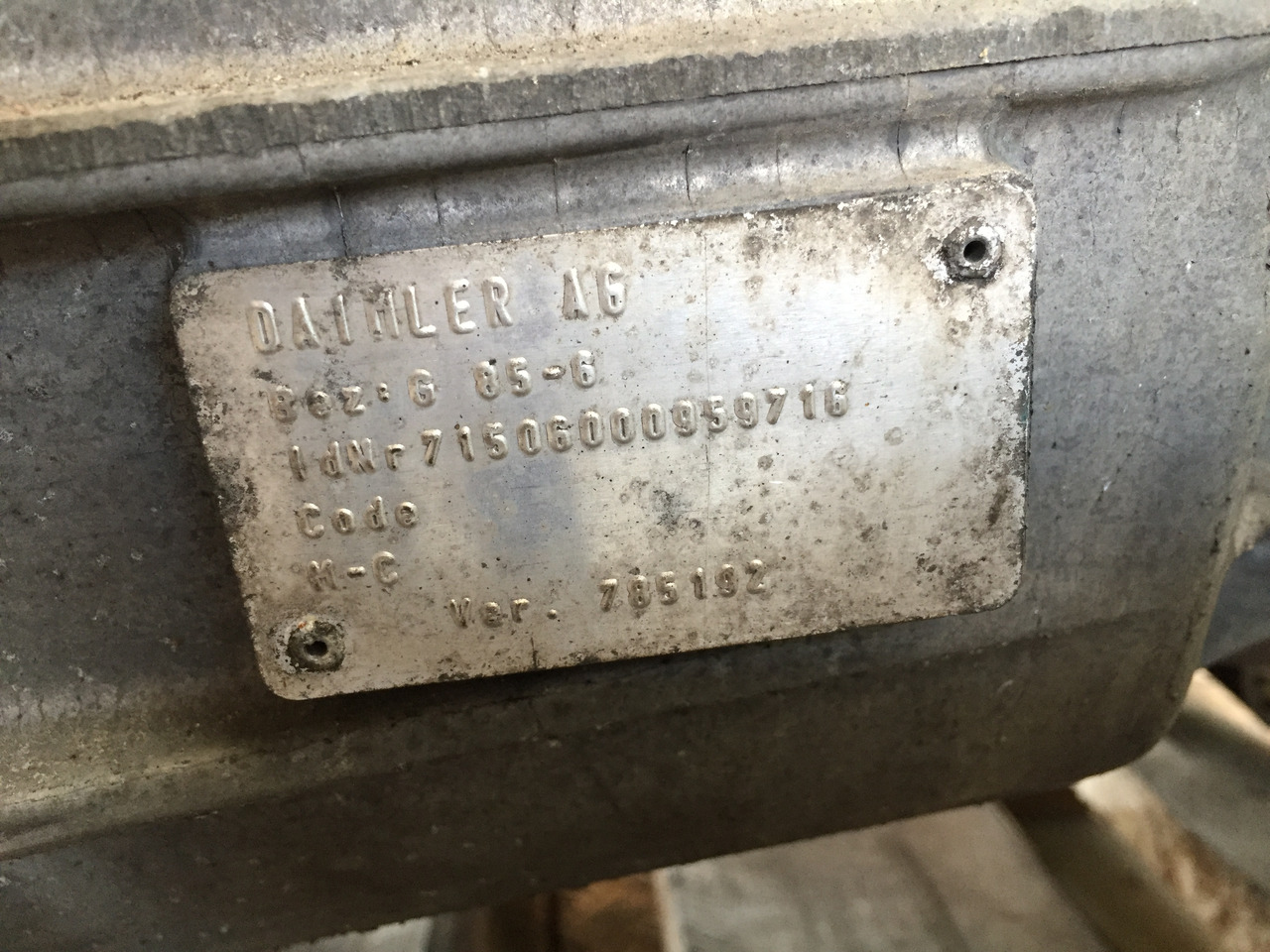 Gebrauchtes Getriebe MB Axor 1824, Typ : G 85 - 6, Artikel - Nr. : A 001 280 36 00 - Gearbox for Truck: picture 2 Gebrauchtes Getriebe MB Axor 1824, Typ : G 85 - 6, Artikel - Nr. : A 001 280 36 00 - Gearbox for Truck: picture 2