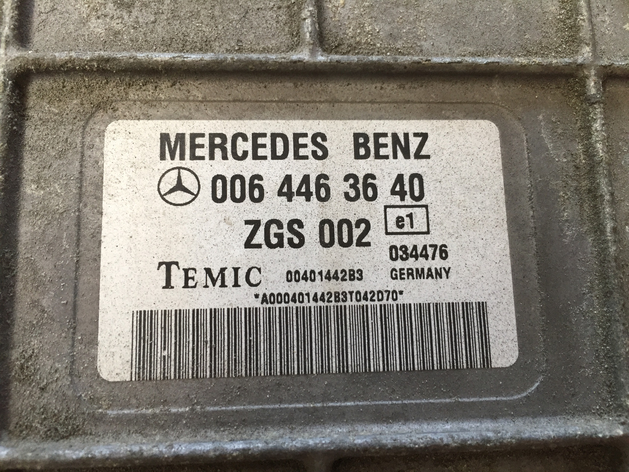 Gebrauchtes Motor - Steuergerät MB Axor 1824, Typ OM 906 LA, Euro 5, Artikel - Nr. : A 001 446 33 40 - ECU for Truck: picture 3 Gebrauchtes Motor - Steuergerät MB Axor 1824, Typ OM 906 LA, Euro 5, Artikel - Nr. : A 001 446 33 40 - ECU for Truck: picture 3