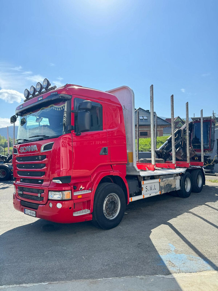 SCANIA R500 & KESLA 2012T - Log truck, Crane truck: picture 2 SCANIA R500 & KESLA 2012T - Log truck, Crane truck: picture 2