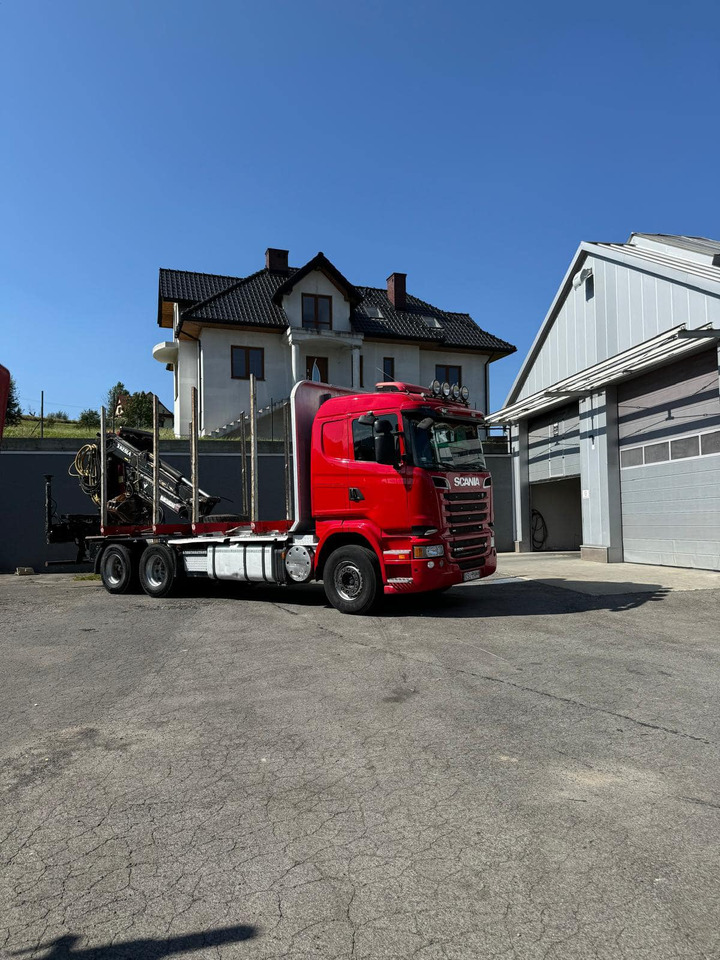 SCANIA R500 & KESLA 2012T - Log truck, Crane truck: picture 3 SCANIA R500 & KESLA 2012T - Log truck, Crane truck: picture 3