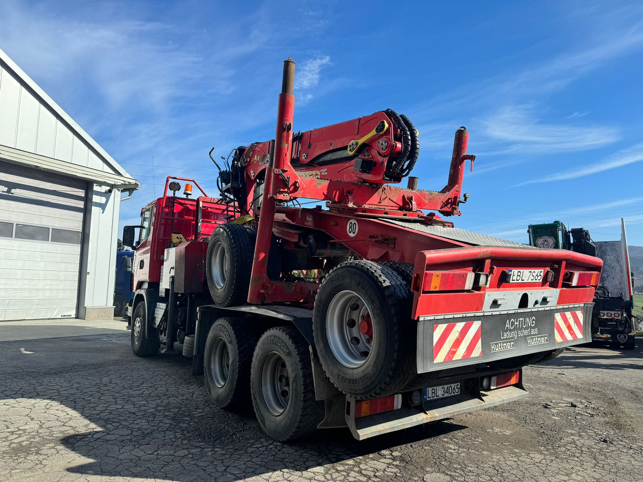 SCANIA R500 - Log truck, Crane truck: picture 4 SCANIA R500 - Log truck, Crane truck: picture 4