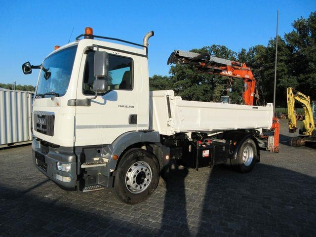 MAN TGM 18.250, tipper / Atlas crane: AK 95.2 - Tipper: picture 1 MAN TGM 18.250, tipper / Atlas crane: AK 95.2 - Tipper: picture 1