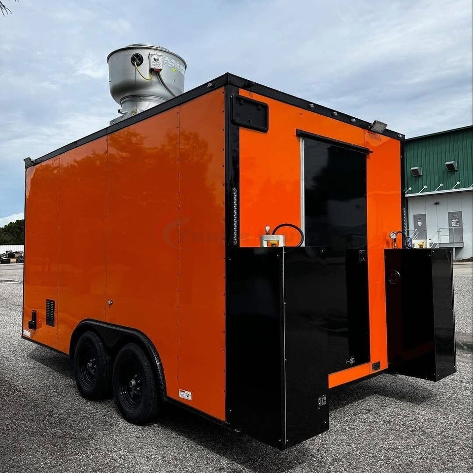 Mobile Food Truck and Trailer | Square Fast Food Van with Kitchen Equipment | CE - Vending trailer: picture 4 Mobile Food Truck and Trailer | Square Fast Food Van with Kitchen Equipment | CE - Vending trailer: picture 4