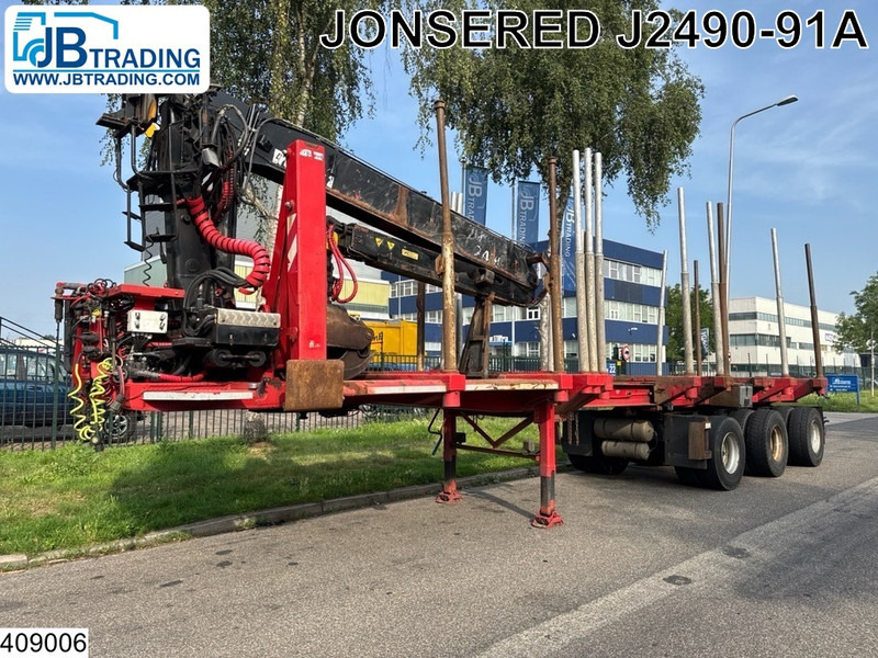 Billaud Chassis Wood transport, Jonsered, Extendable. - Log semi-trailer: picture 1 Billaud Chassis Wood transport, Jonsered, Extendable. - Log semi-trailer: picture 1
