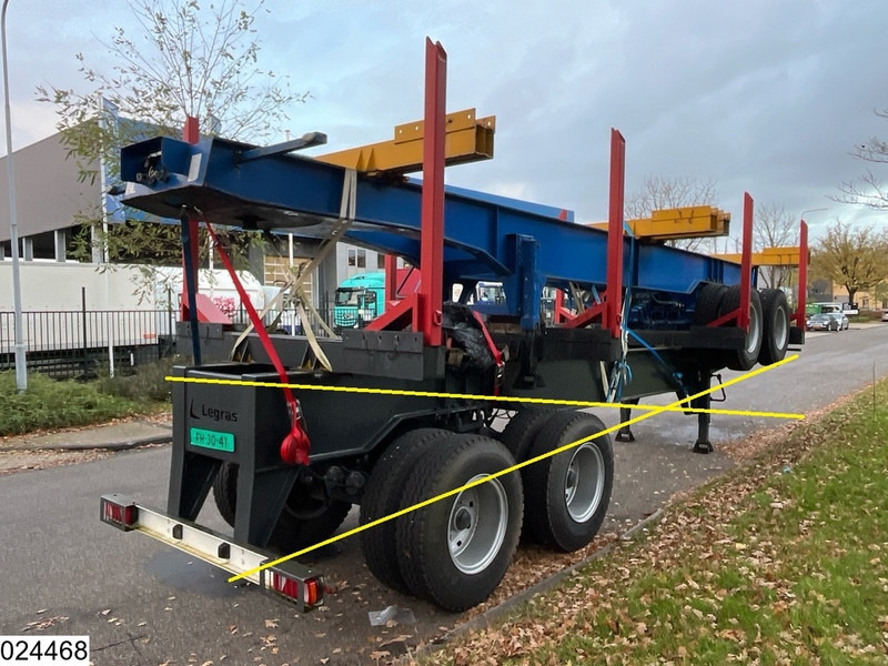 Legras Openlaadbak Wood transport, Steel suspension - Log semi-trailer: picture 2 Legras Openlaadbak Wood transport, Steel suspension - Log semi-trailer: picture 2