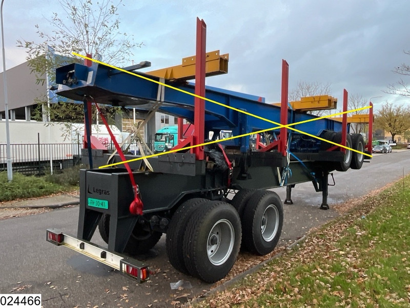 Legras Openlaadbak Wood transport, Steel suspension - Log semi-trailer: picture 2 Legras Openlaadbak Wood transport, Steel suspension - Log semi-trailer: picture 2