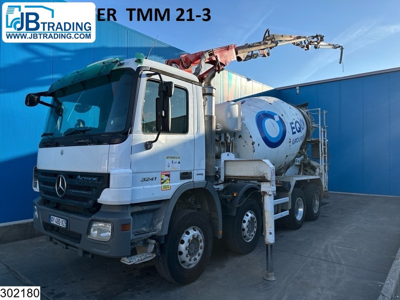 Mercedes-Benz Actros 3241 8x4, PUMI, Putzmeister, 21 MTR, Telligent 16 - Concrete pump truck: picture 1 Mercedes-Benz Actros 3241 8x4, PUMI, Putzmeister, 21 MTR, Telligent 16 - Concrete pump truck: picture 1