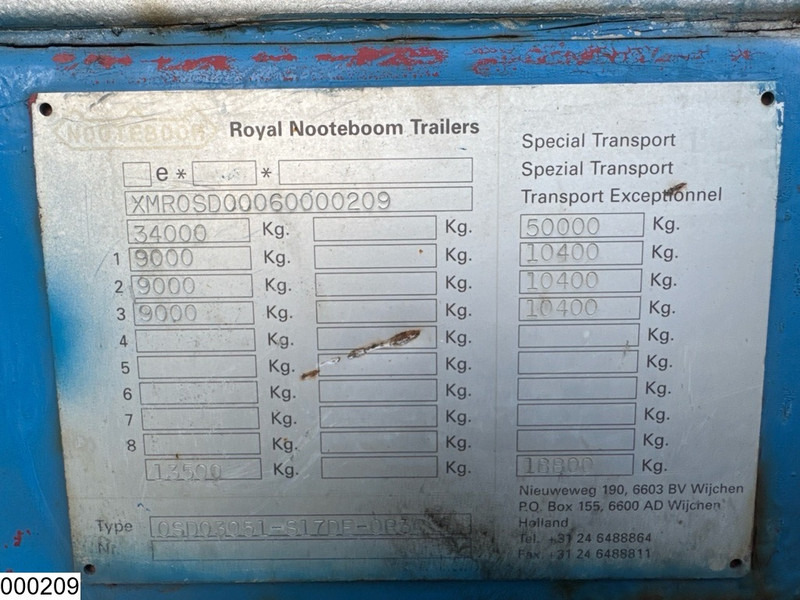 Nooteboom Lowbed 34.000Kg, Steering axle - Low loader semi-trailer: picture 5 Nooteboom Lowbed 34.000Kg, Steering axle - Low loader semi-trailer: picture 5