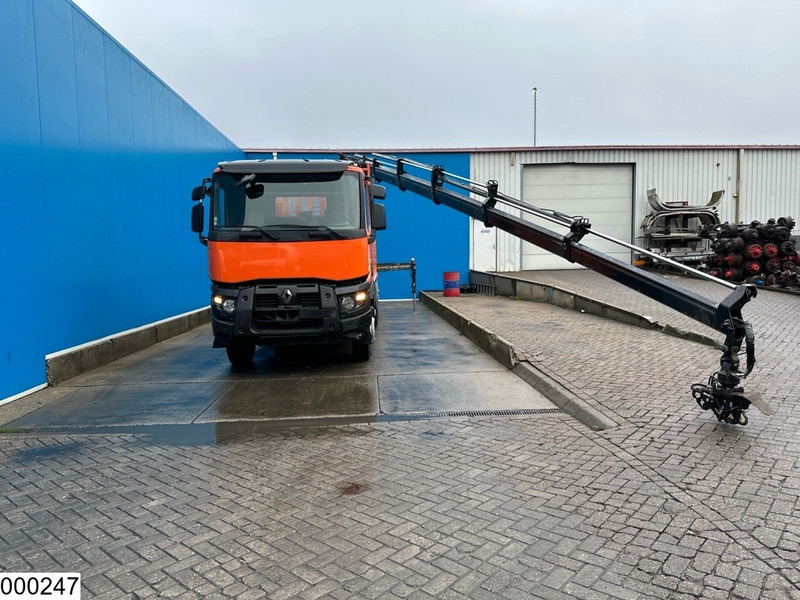 Dropside/ Flatbed truck, Crane truck Renault C 430 8X4, EURO 6, HIAB, X-HIDUO 228 E-5: picture 10
