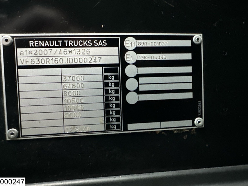 Dropside/ Flatbed truck, Crane truck Renault C 430 8X4, EURO 6, HIAB, X-HIDUO 228 E-5: picture 15