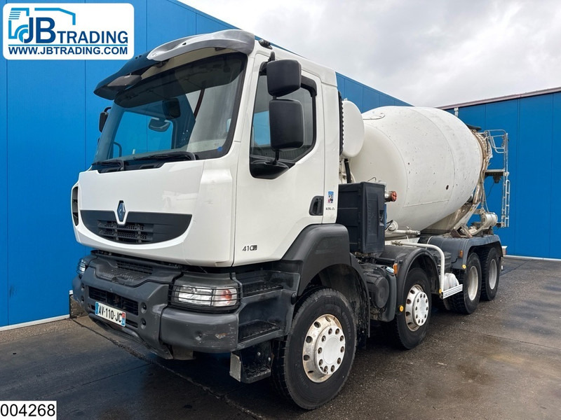 Renault Kerax 410 Dxi 8x4, Leaf suspension, Manual transmission - Concrete mixer truck: picture 1 Renault Kerax 410 Dxi 8x4, Leaf suspension, Manual transmission - Concrete mixer truck: picture 1