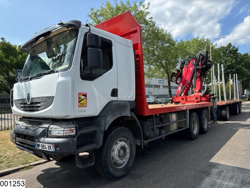 Renault Kerax 450 Dxi 6x4, Manual, Steel, Palfinger, Combi - Log truck, Crane truck: picture 2 Renault Kerax 450 Dxi 6x4, Manual, Steel, Palfinger, Combi - Log truck, Crane truck: picture 2